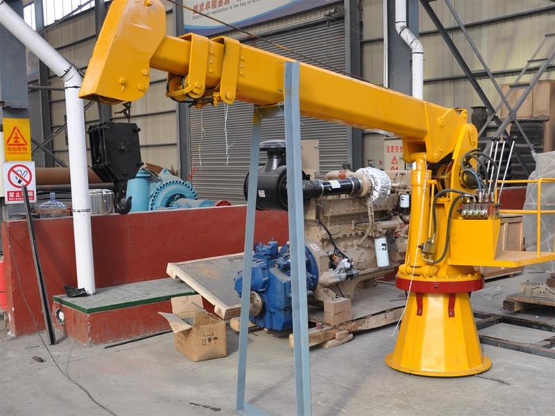 工作船拋錨艇吊車